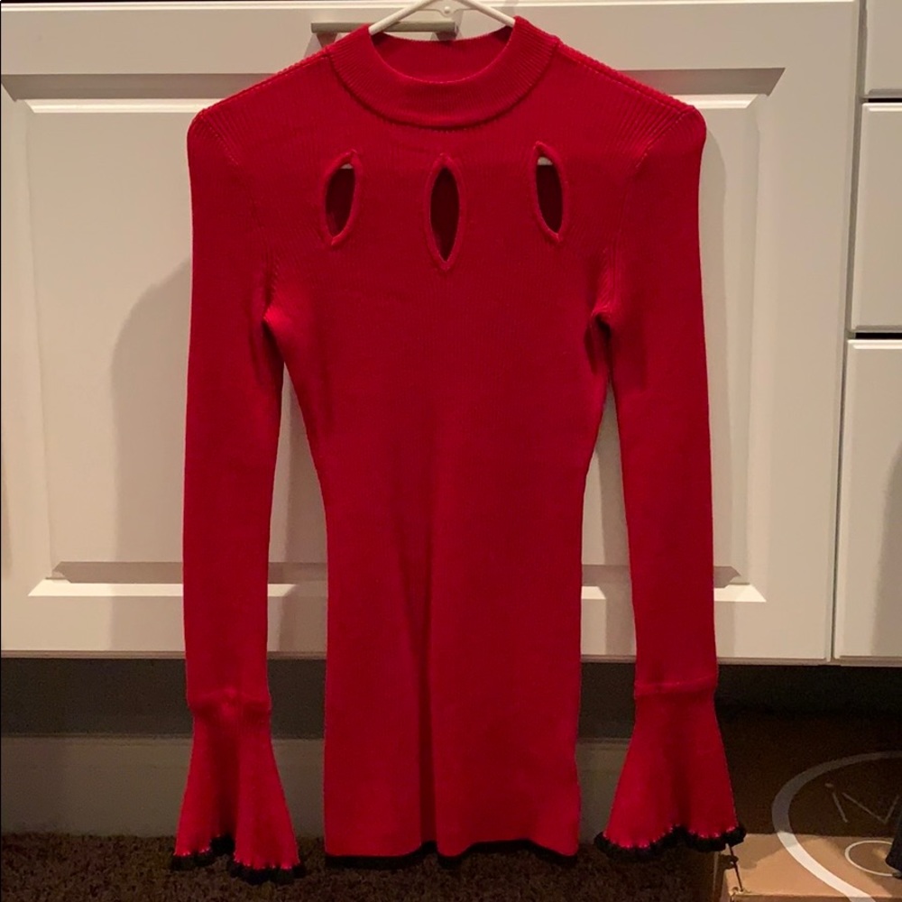 Red sweater